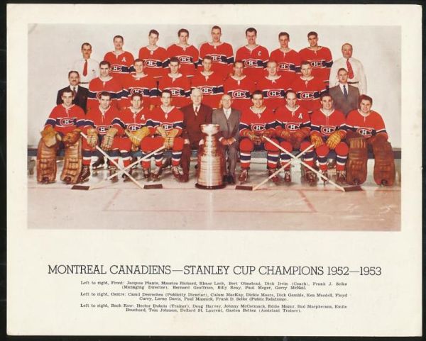 Montreal Canadiens 1952
